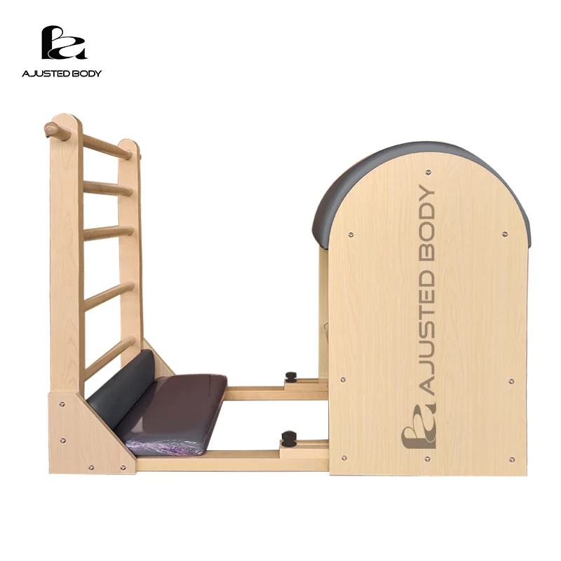 Pilates Exercise Equipment Fitness  Machine Maple Barrel Wooden Pilates Reformer Ladder Barrels