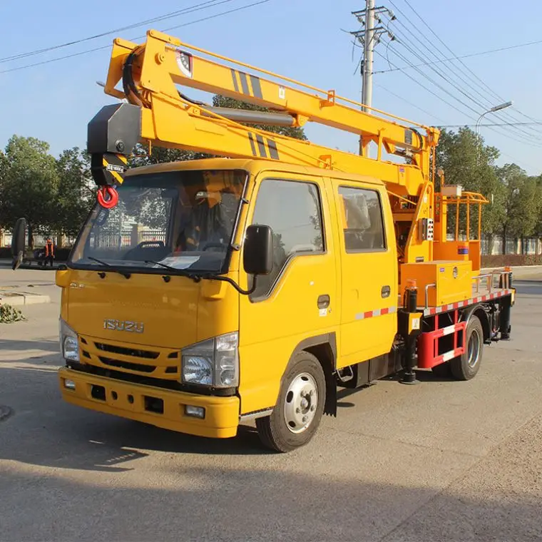 Hot Seller ISUZU Articulating Telescopic Crane Truck LHD RHD Aerial Manlift Bucket for Sale