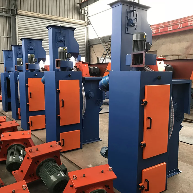 Rubber Tracked Type Tumble Drum Shot Blasting Machine/Tumble blast Belt Type Blast Machine