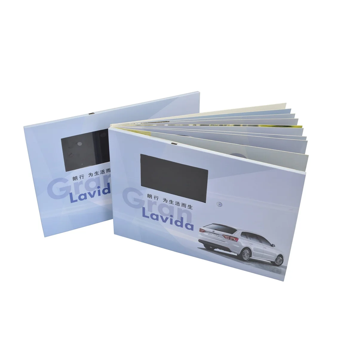 Advertising Promotion 2.4inch 2.8 Inch Screen Invitation Video Brochure Digital Business Video Booklet