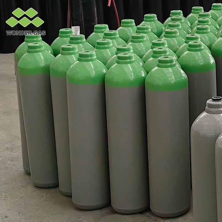 8L 10L 13.4L 15L 25L 38L 40L 43.3L 45L 47L 50L Oxygen/Argon/Helium/Hydrogen/Nitrogen/CO2 Gas Cylinders