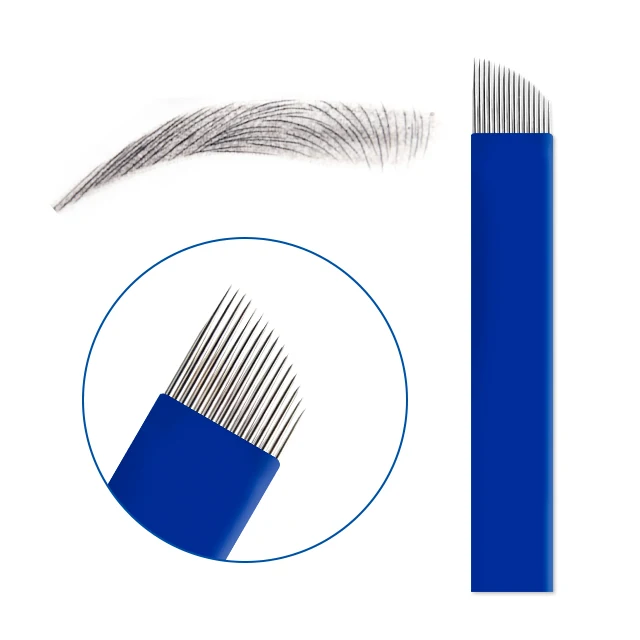 Оптовые поставки татуировочных игл по конкурентоспособной цене, татуировочные иглы для бровей, косметические татуировочные иглы для бровей