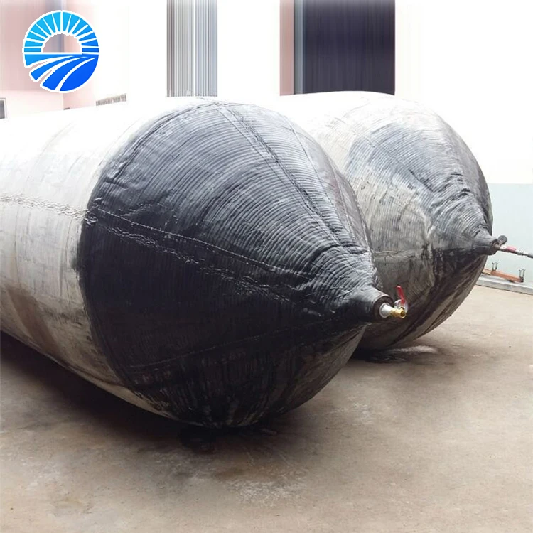 eco-friendly nature rubber high buoyancy floating pontoon, marine rubber airbags
