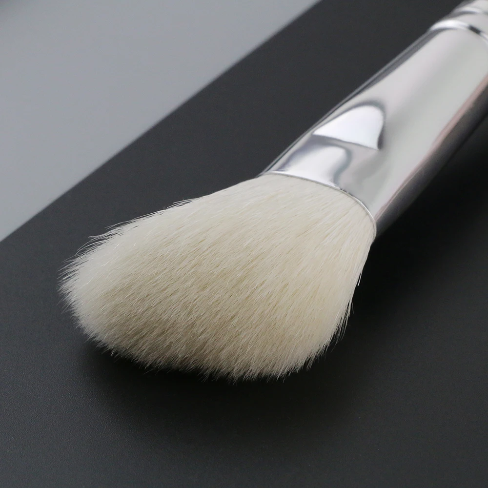 Factory wholesale single makeup brush Eco-Friendly synthetic hair large contour brush luxury loose powder blush brush
