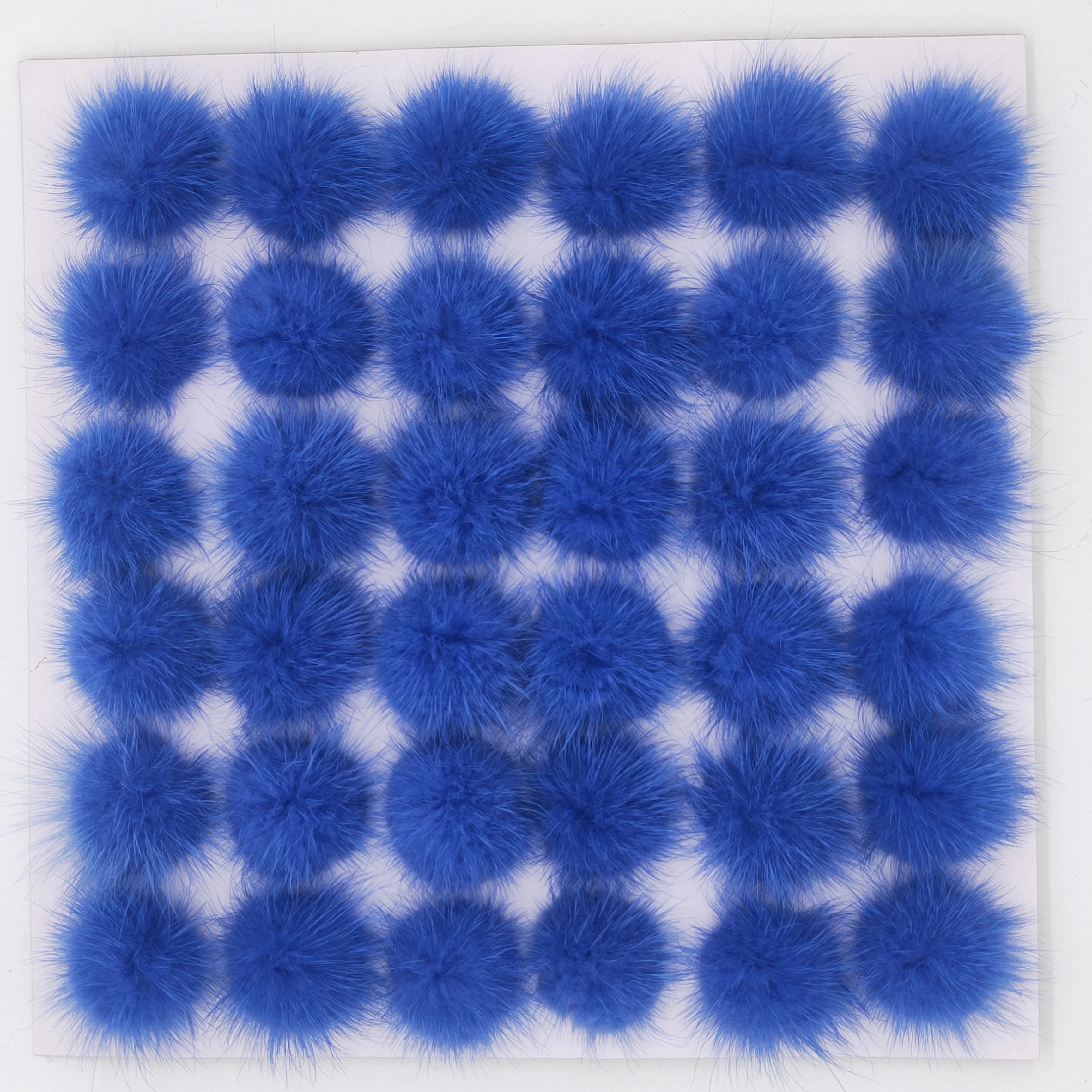 
Wholesale 4cm Fluffy genuine mink fur pom pom clothing decoration supplies mink hair ball 