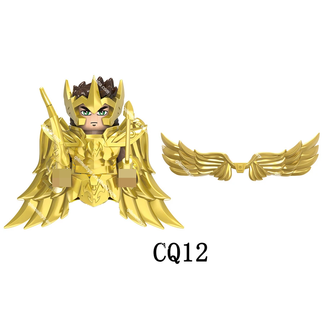 CQ17-CQ22 Twelve Constellations Golden Saints Seiya Knights Figure Virgo Libra Aries Taurus Building Block Figure Collect Toy