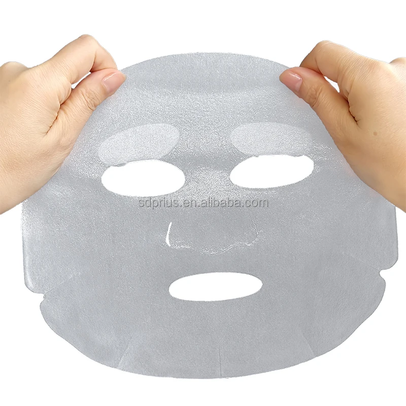 40gsm Nano absorbent sea grape face masks paper crystal nonwoven mask gel facial mask fabric