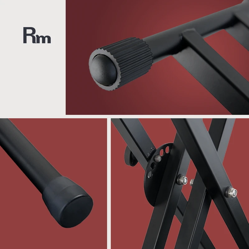 Rainbow musical KXS-Rm04  54/61key Music Keyboard Stand Adjustable Double x design Keyboard Stand