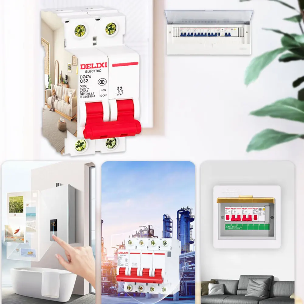 ZYL Air Switch with Leakage protection Circuit Breaker 2P Household 220V Miniature 1P+N Miniature 3P Leakage protection