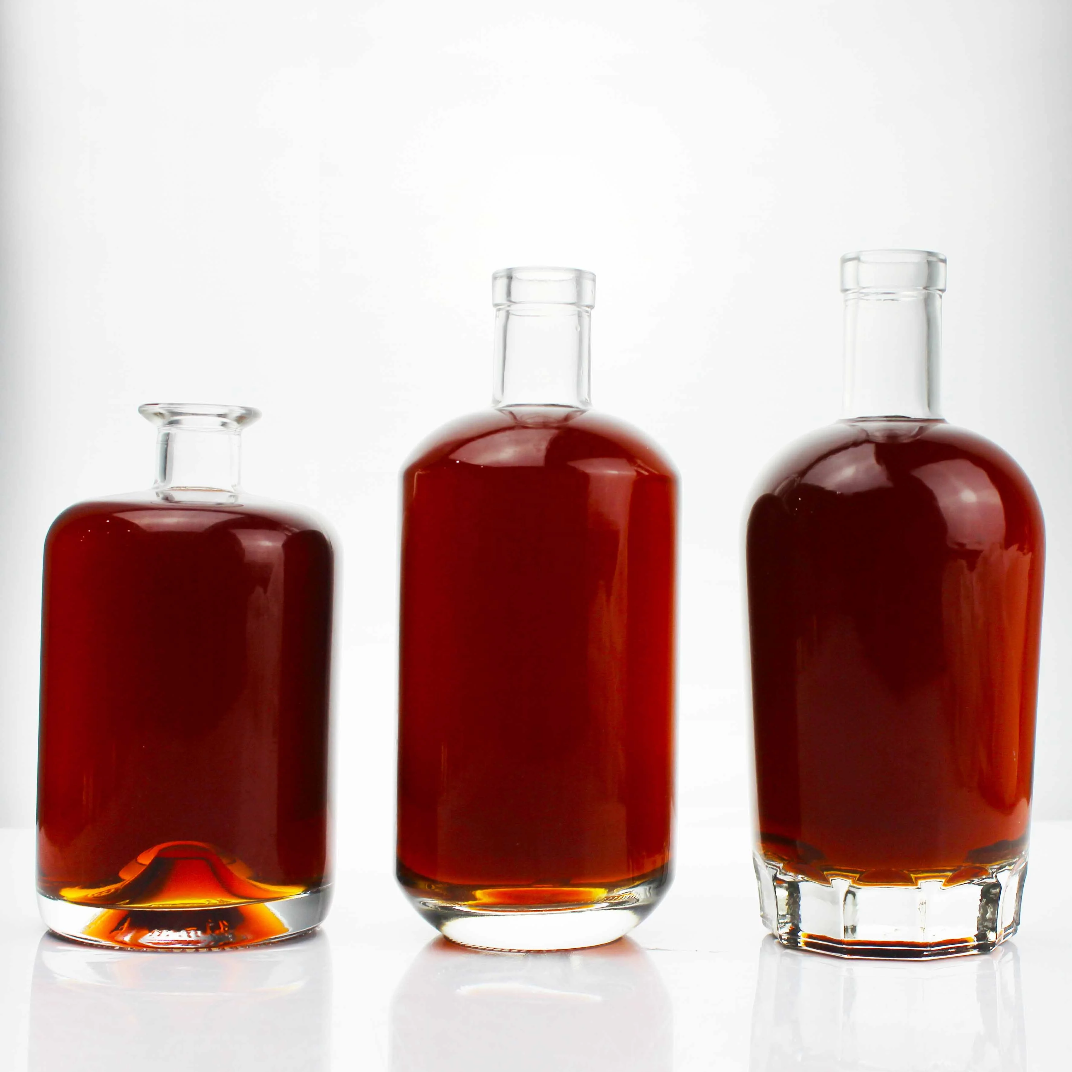 High Quality Alcohol Glass Bottles 50Ml 100MI 500MI 700Ml 750Ml For Spirits Liquor Whiskey