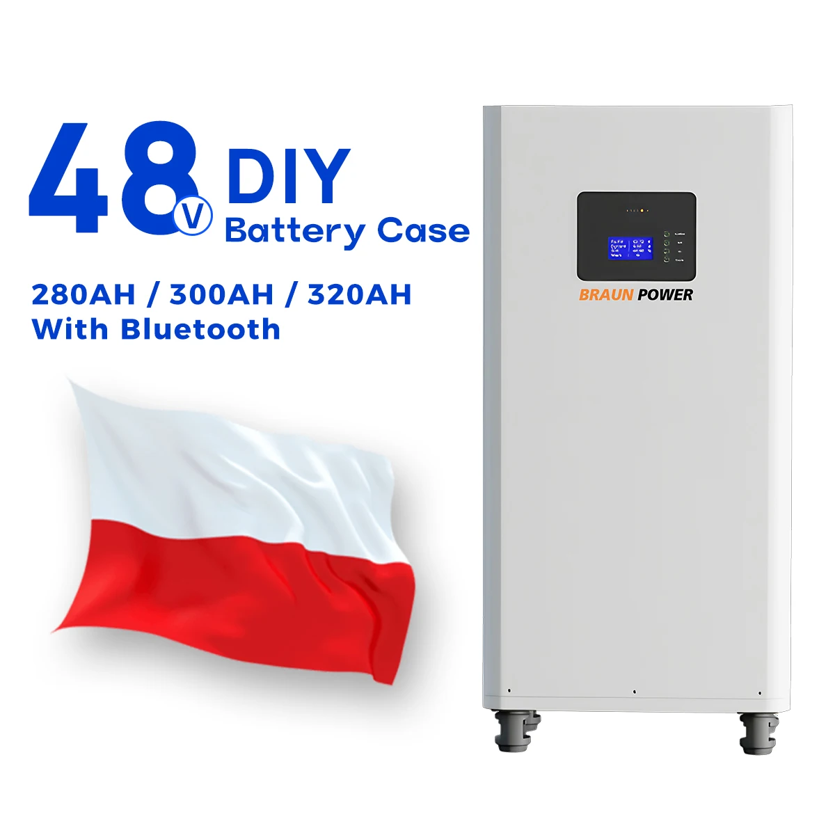 Батарейный блок для хранения солнечной энергии 16S 3 2 V 48V 51 280Ah 304Ah 306Ah 320Ah 200A BMS LiFePO4