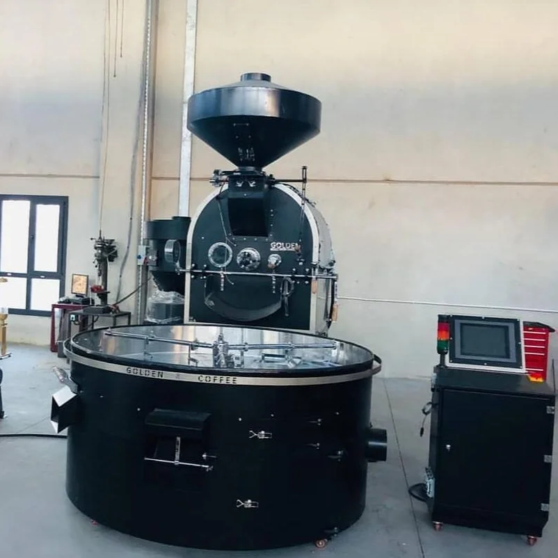 
GR240 Golden Coffee Roaster Hot Air Technology 240 KG Batch Capacity Commercial Coffee Bean Roasting 