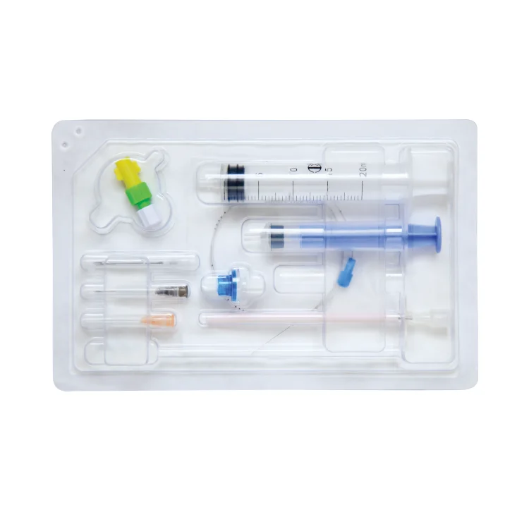 Disposable medical Epidural pack 18g/16g kit de anestesia epidural set