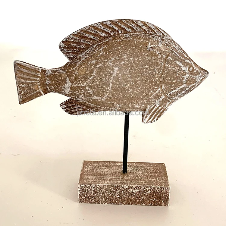 PHOTA  MDF Mould Fish ornaments Tabletop Decoration