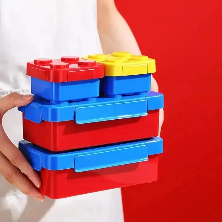 XH Eco Friendly  Cutlery Lunch Box Kids Bento Kids bento box Microwave Safe Stackable Bento Box