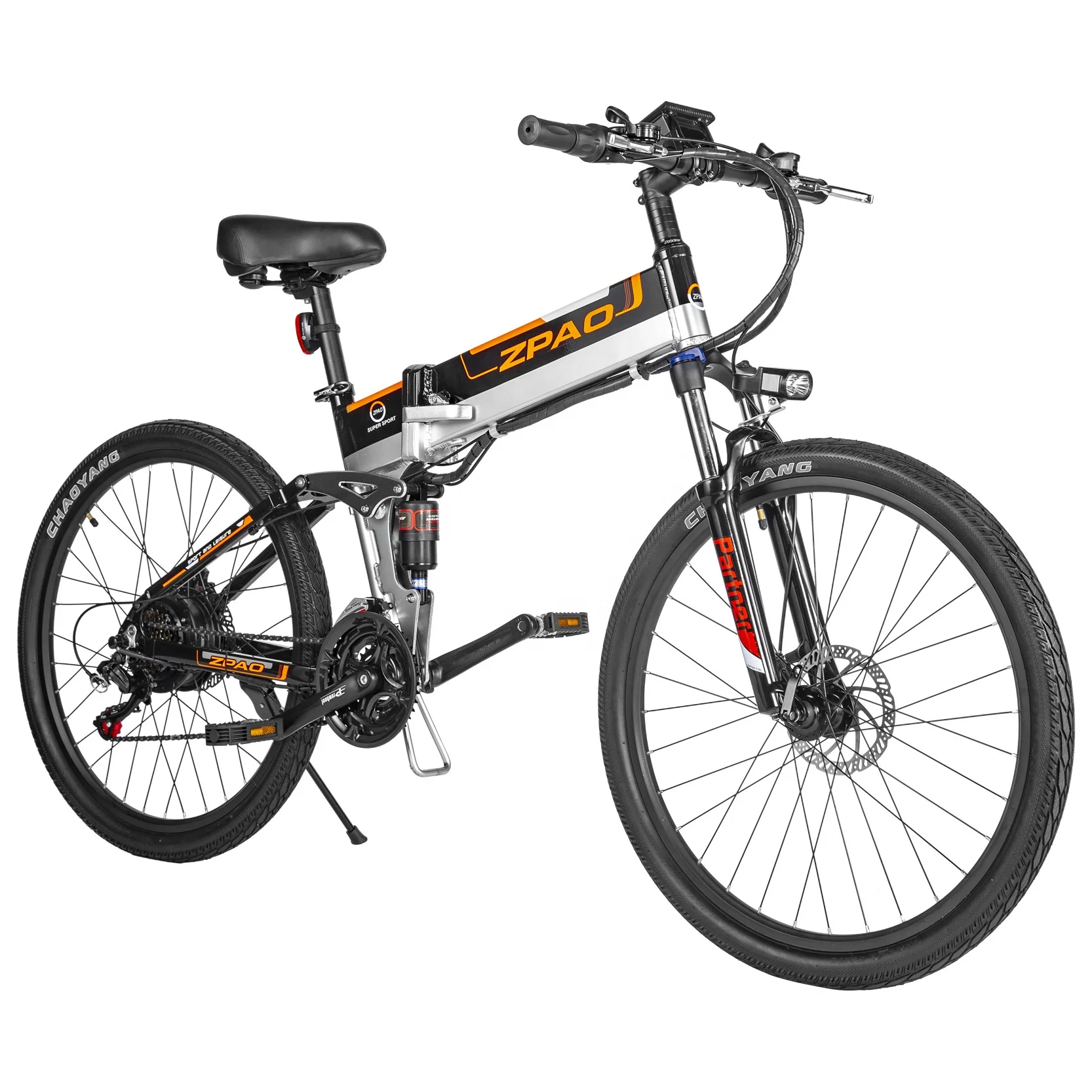 48V 500W Fast Speed Electric Sport Bikes Aluminium Alloy Frame Electric Sportbike Folding Bike Electric With Big LCD Display