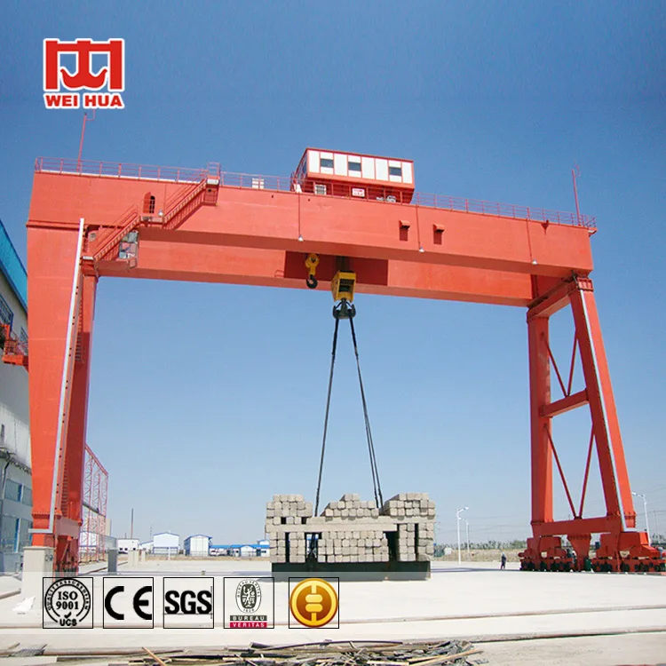 China professional customized MG type double girder 10 ton 20 ton 30 ton 50 ton marble mobile gantry cranes price