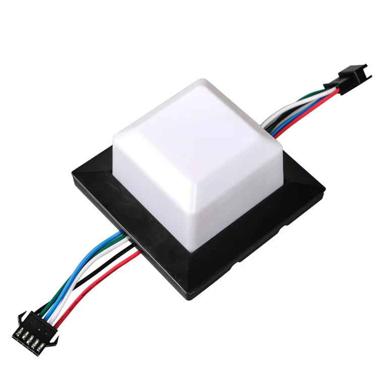 Распродажа от производителя 78 мм DMX512 dc24v RGB водонепроницаемый наружный квадратный светодиодный пиксельный светильник
