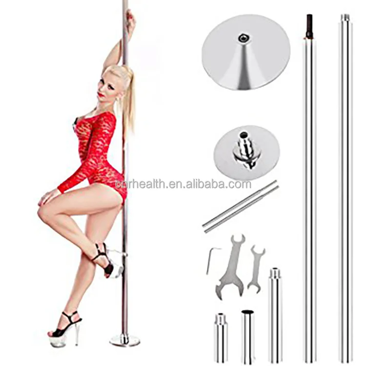 45mm Removable Stripper Pole Home Dance 360 Spin Dance Training Pole Portable Fitness Dance Sport Exercise Pole Kit Easy Install