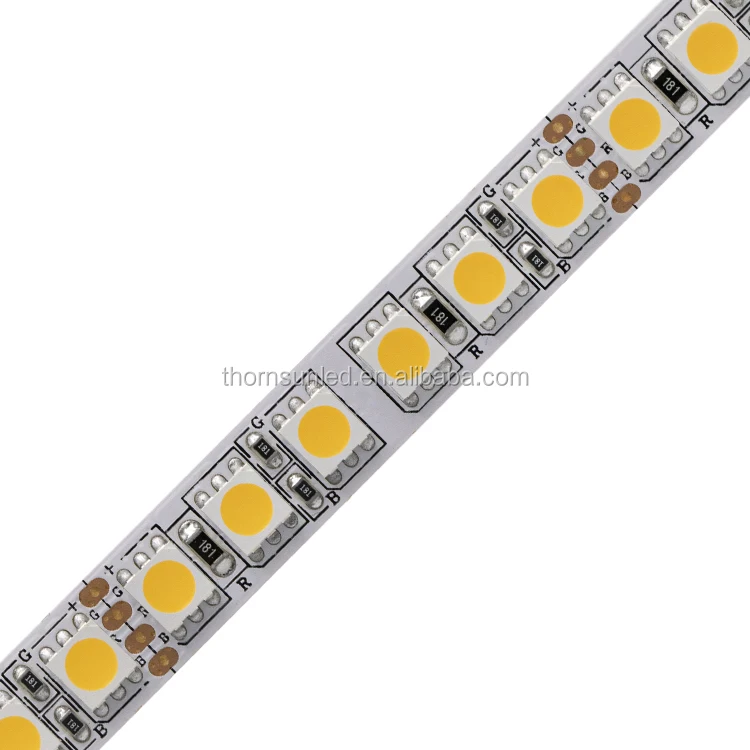 
singe color 10mm rgb cw/ww 28.8w/m led strip 24v smd5050 120 pixels led strip 