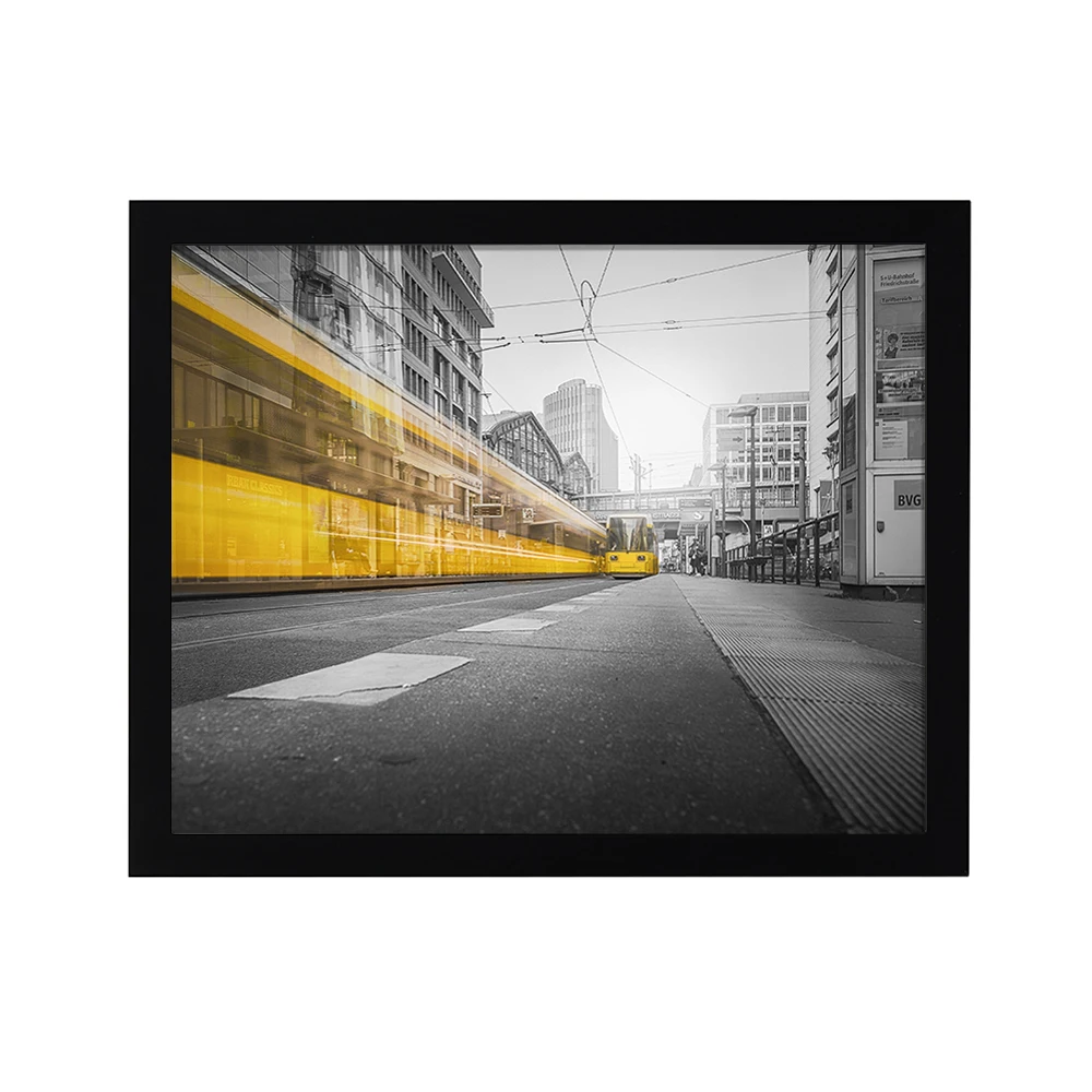 Большая галерея Настенный декор деревянные фоторамки A1 A2 A3 A4 11x14 16x20 20x26-черный, дерево, белый