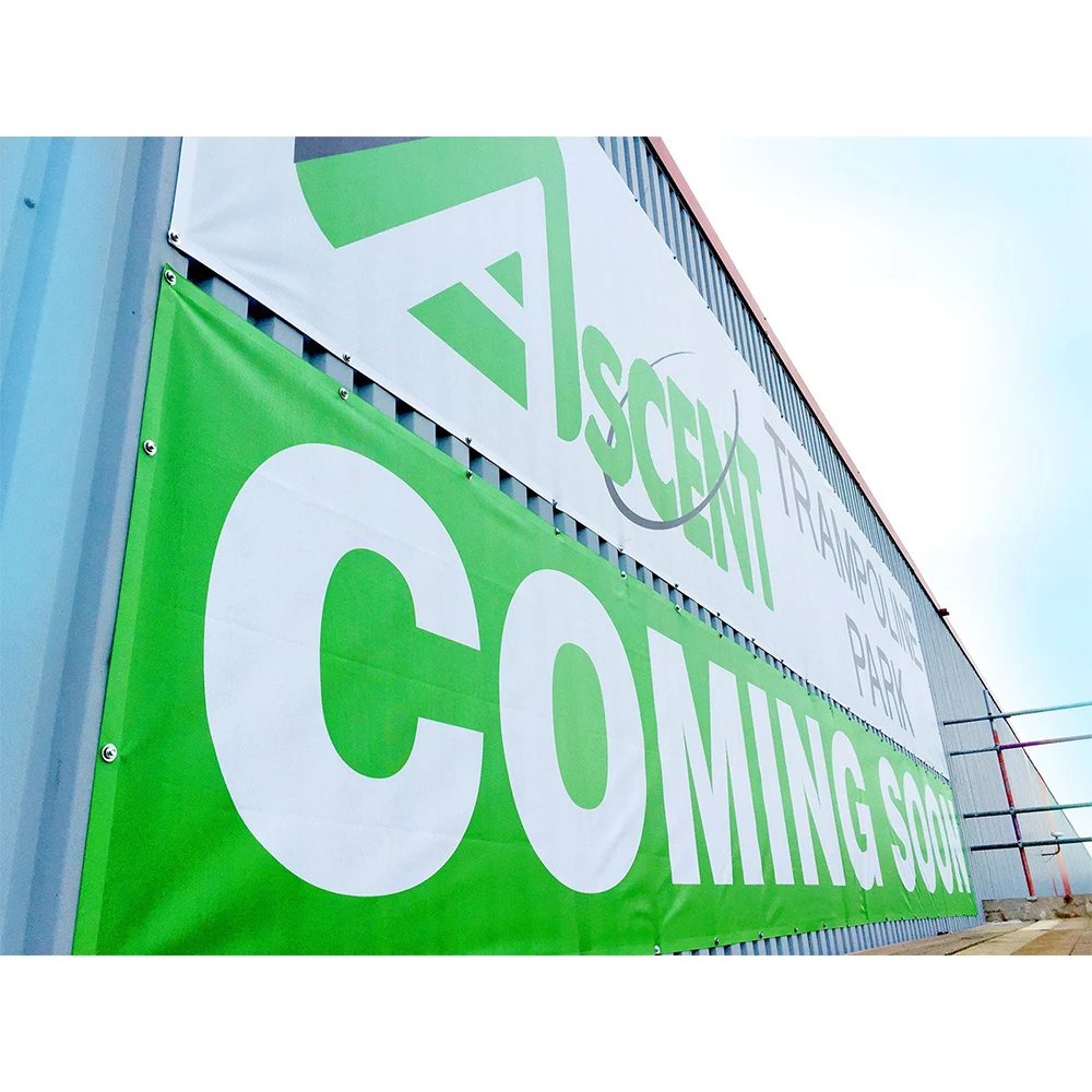 custom large canvas sign banner printing service business print store sign advertising outdoor vinyl pvc 13oz banners with logo