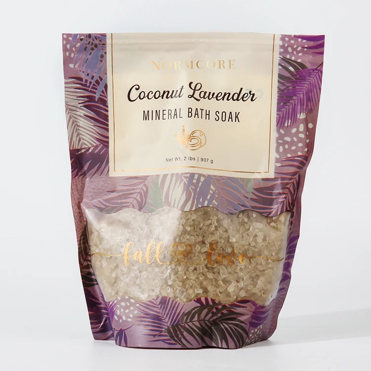 Manufacturer OEM Luxury Private Label Organic Vegan Bulk Epsom Bath Salt Bath Muscle Therapy Bath Salts