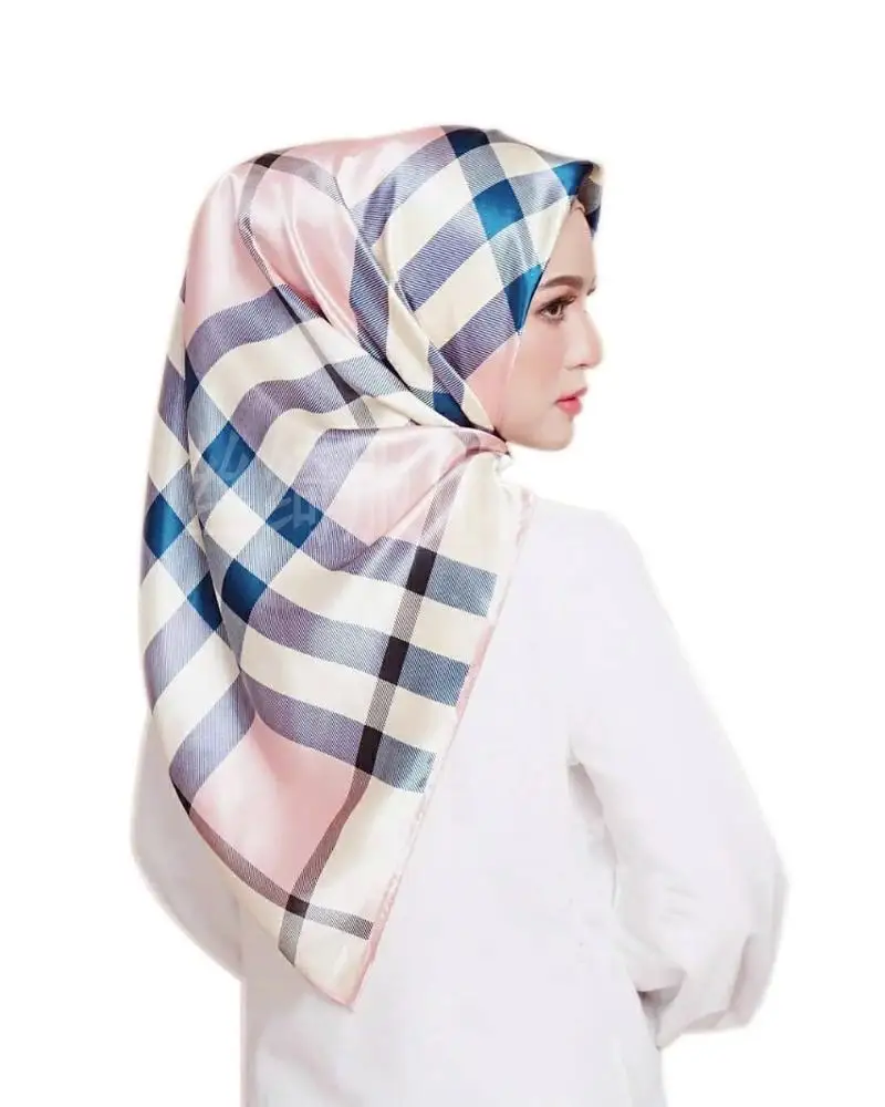 Wholesale Flower Jersey Khimar Rhinestones Muslim Women Hijab With Stones