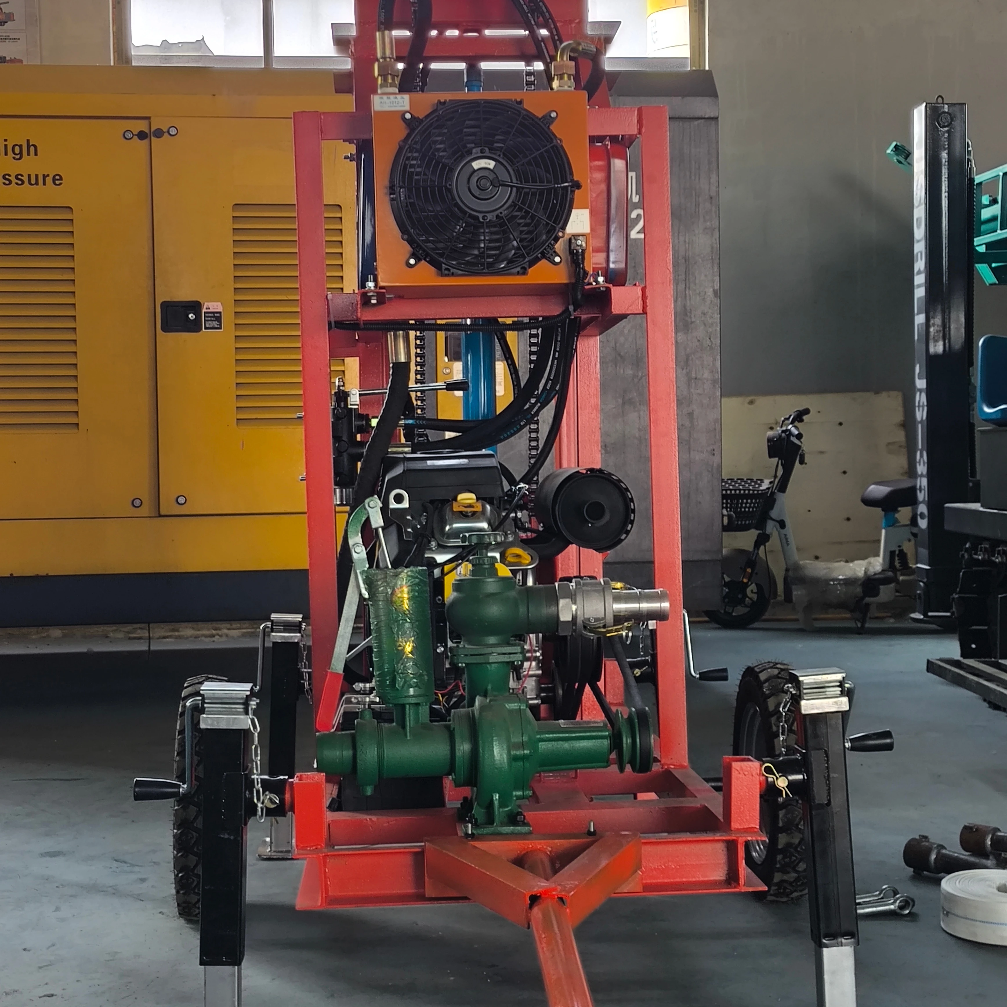 Mini Small Lifting System Rotary Water Well Drilling Rig Machinery Hydraulic Water Well Hammer Drilling Machine