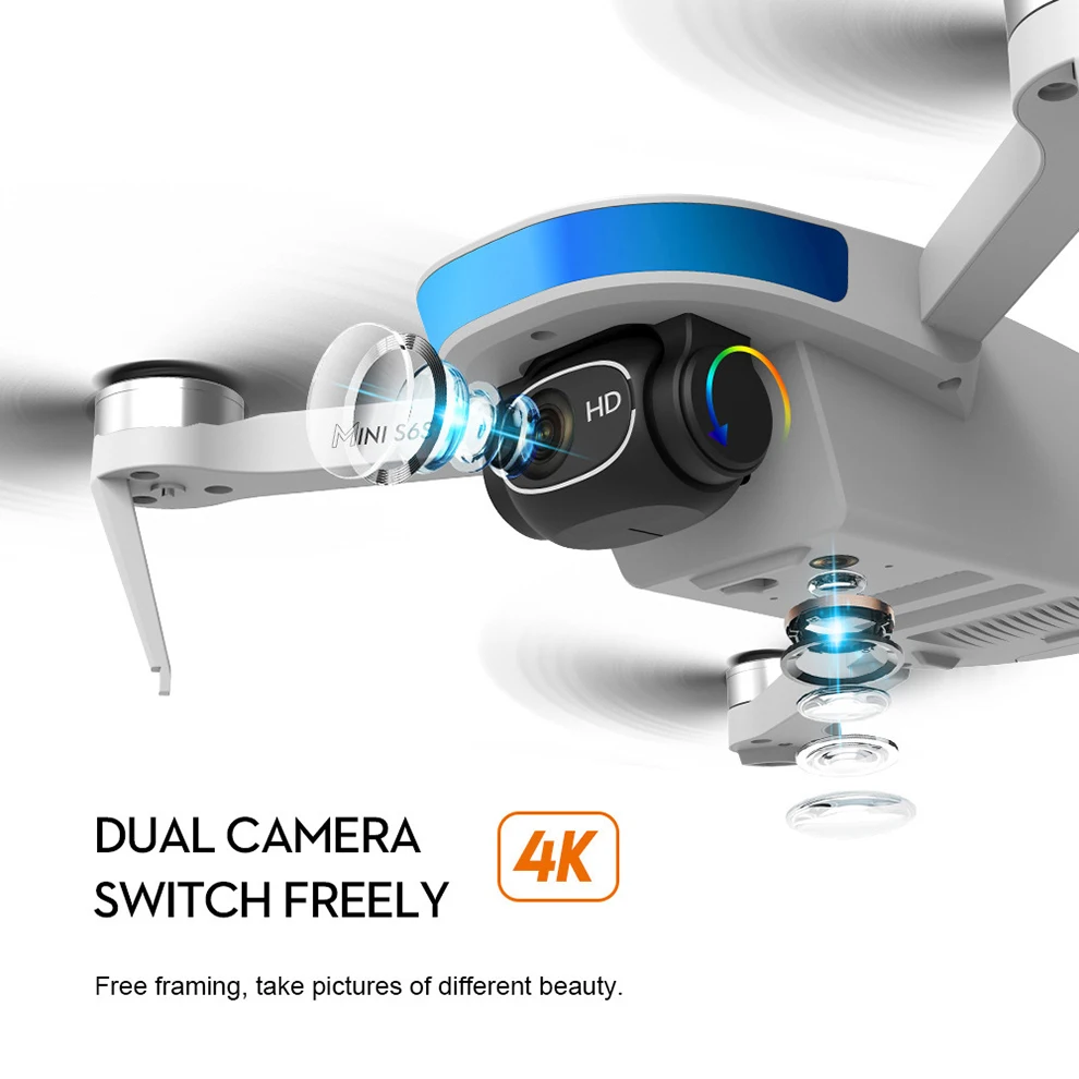Drawn Camera Video Drone Dron 4K Hd Dual Camera 4K Hd 1080P Mini 2 Cemras For Video Shooting
