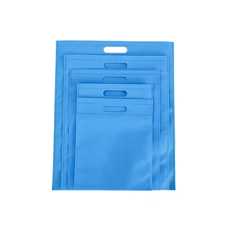 Bottom Gusseted Vest Polypropylene Lamination 80 Gsm Tote D Cut Non-woven Shopping Bag