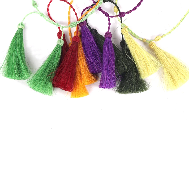 Custom Long Or Short Chinese Knot Silk Fringe Tassel For Earrings Keychains Handbag Jewelry Earrings Keychains HandbagWomen