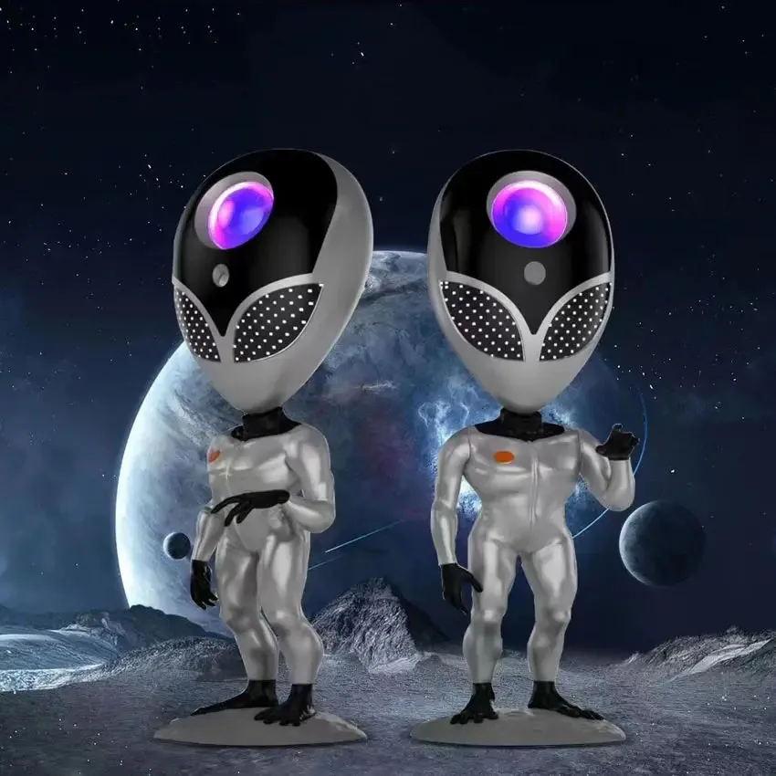 New Alien Shape Voice Interactive Kids Child Toy Gift Desk Decoration Light Home Projector Lamp