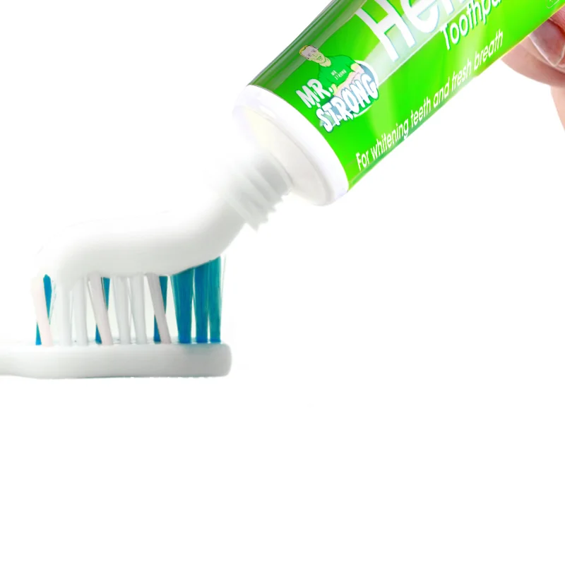 Great Performance Fluoride and Herbal Formula Whitening Toothpaste with Private Label and Safe Formula