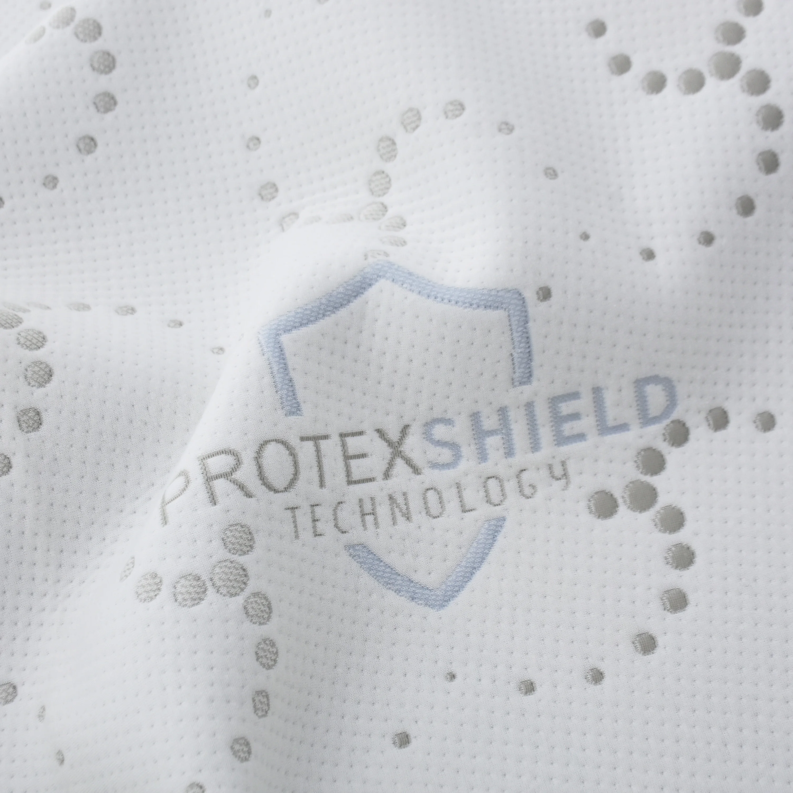 Antioxidation 100% Polyester Protex Shield Polyester&Rayon Knitted Jacquard Mattress Fabric