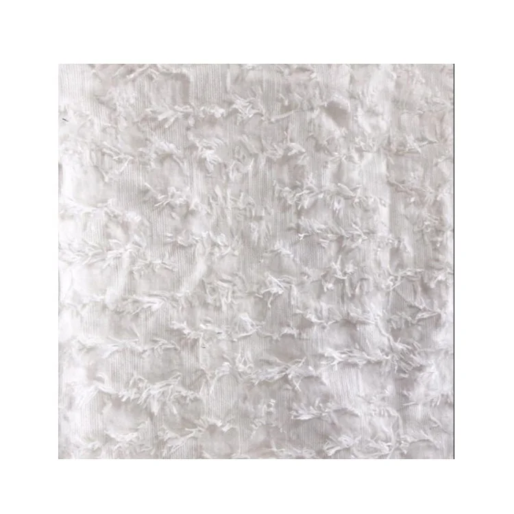 High Quality Double Faced Clothing Dress Nylon Rayon Woven Piece Dye Jacquard Fabric