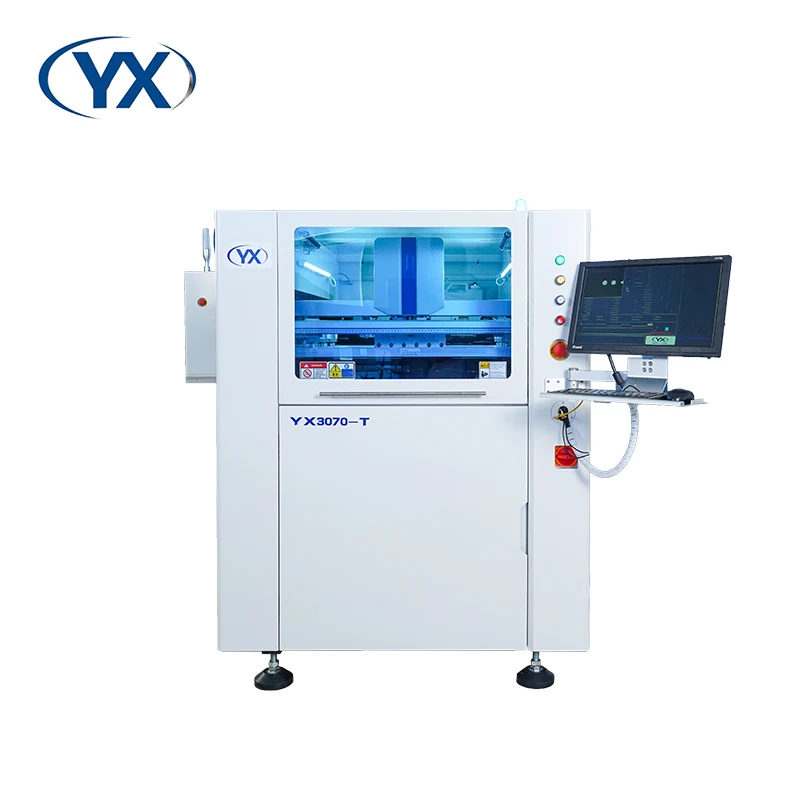 Умеренная цена YingXing СИД полностью автоматическая YX3070-T PCB паяльная паста трафарет печатная машина для сборки печатных плат SMT линии