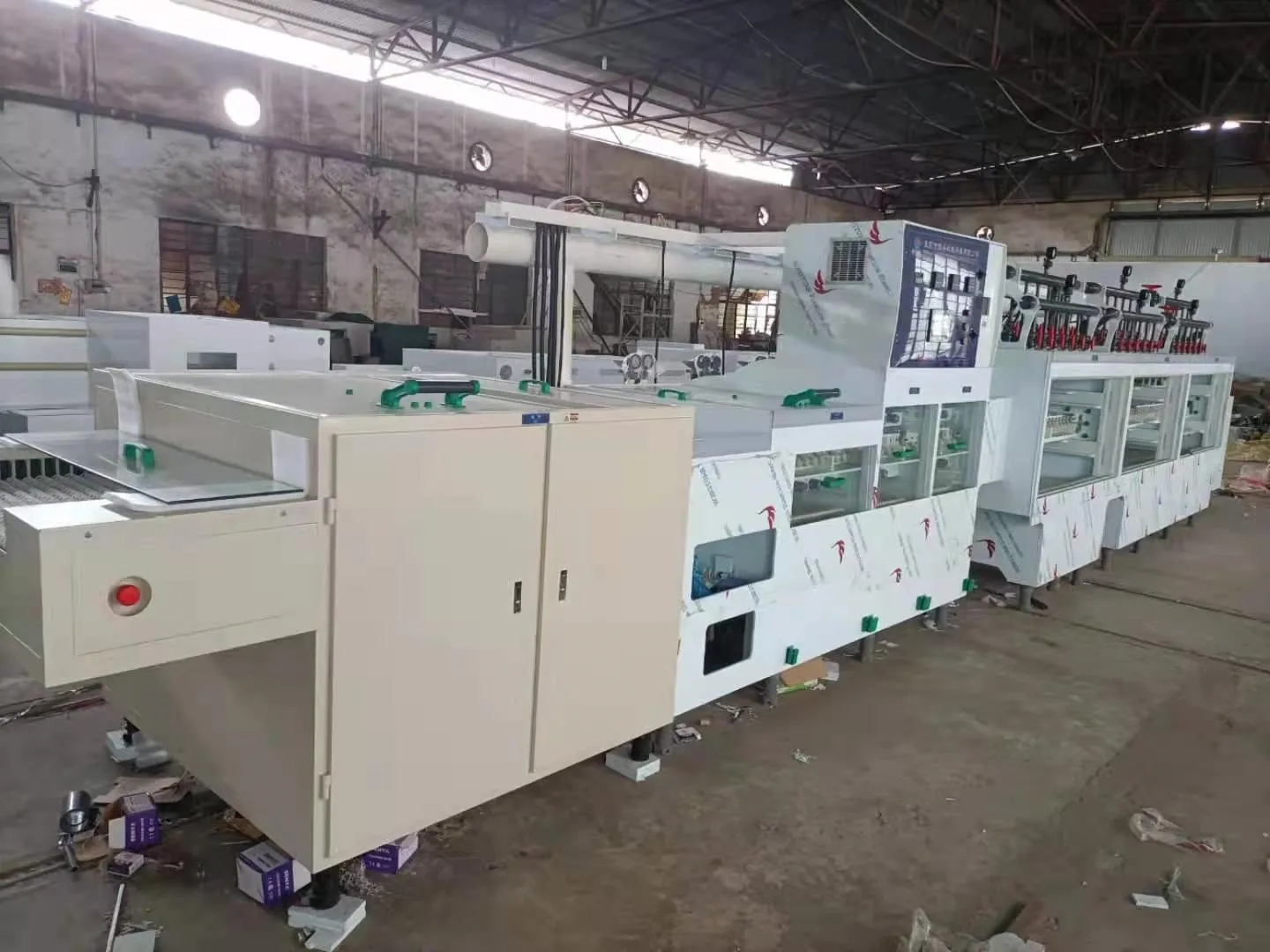 JS Automatic Metal Stainless Steel Utensil Etching Threading Production Line Steel For Cookware Tea Sifter