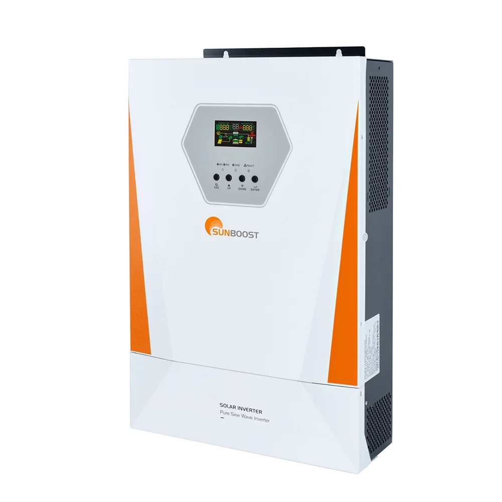 SUNBOOST 3KW 4KW 5KW 6KW Гибридный инвертор мощности MPPT AC/DC On Grid 48V солнечный для бытовой техники