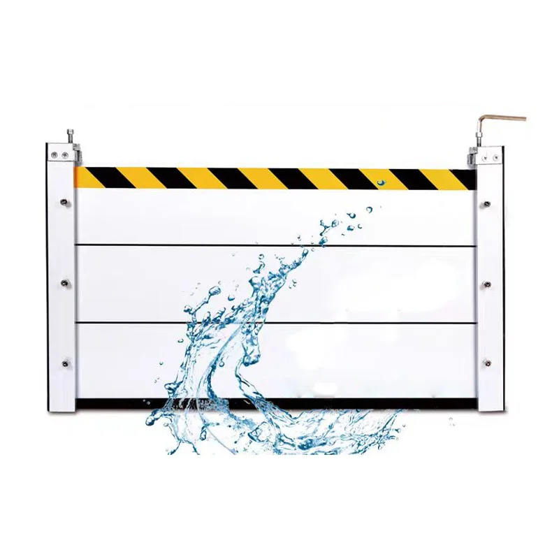 aluminum home garage door anti flood barrier control board water flood defence prevention easy install quick dam flood barriers