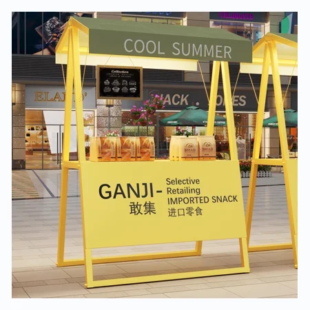 Hot Sales Outdoor Shopping Malls Night Market Food Stalls Promotion Tables Display Stands Market Mobile Stalls ice cream street food cart