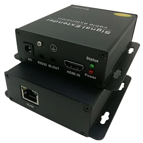 
 HDV-200DP включения питания Ethernet POE HDMI передатчик и приемник Kit с большим радиусом 150 м 1080P ИК-пульт дистанционного управления HDMI Over Cat5e удлинитель для головок  