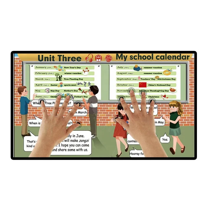 Smart interactive touch multimedia WIFI 4G school whiteboard projector computer china manufacturer