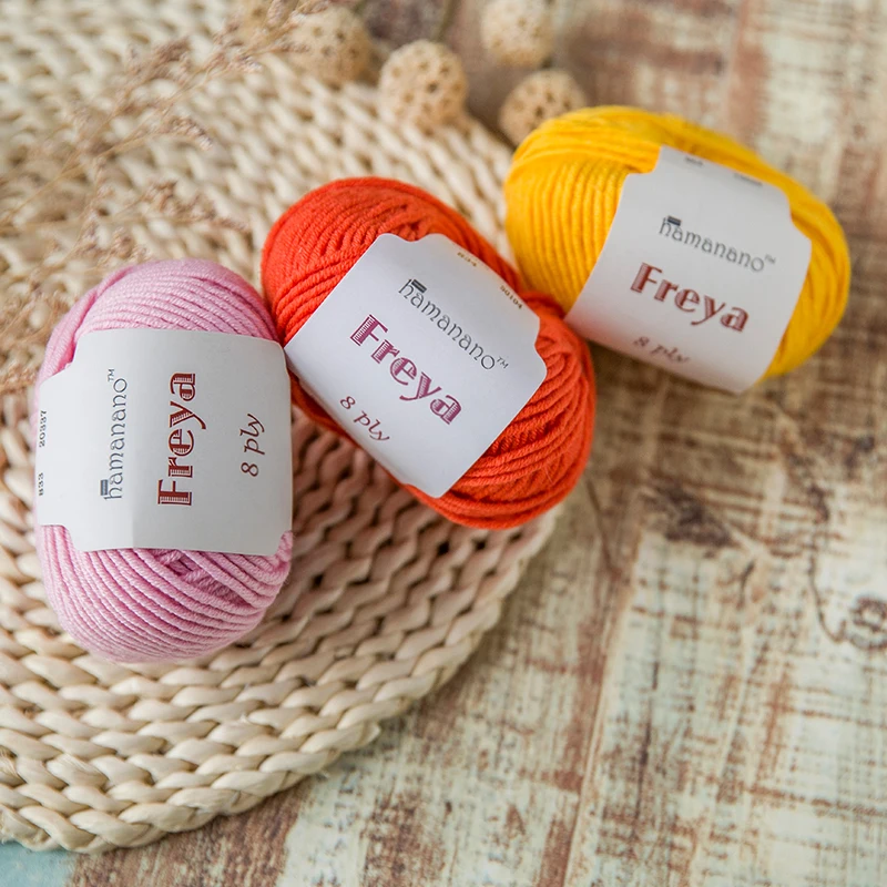Yarncrafts мягкие окрашенные 8 слоев шерсти акриловая пряжа для свитера, шарфов, головных уборов