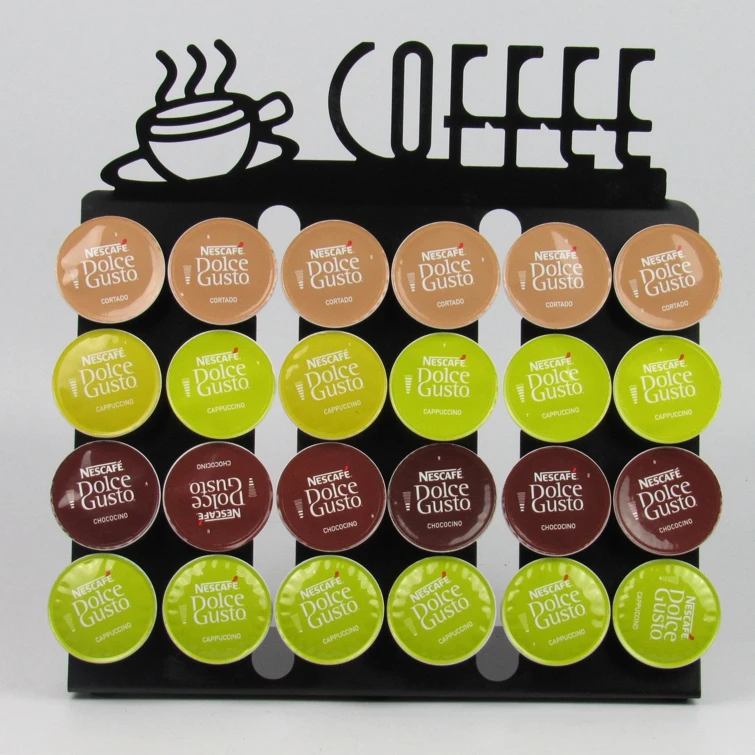 Новый дизайн combinacapsule 24 шт. для хранения кофе Постоянный держатель кофейных капсул