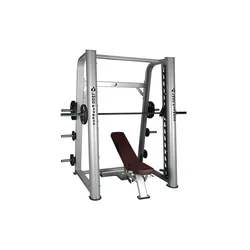 LMCC High Quality Professional Gym Fitness Equipment Commercial Smith Machine Heavy Duty Power Rack