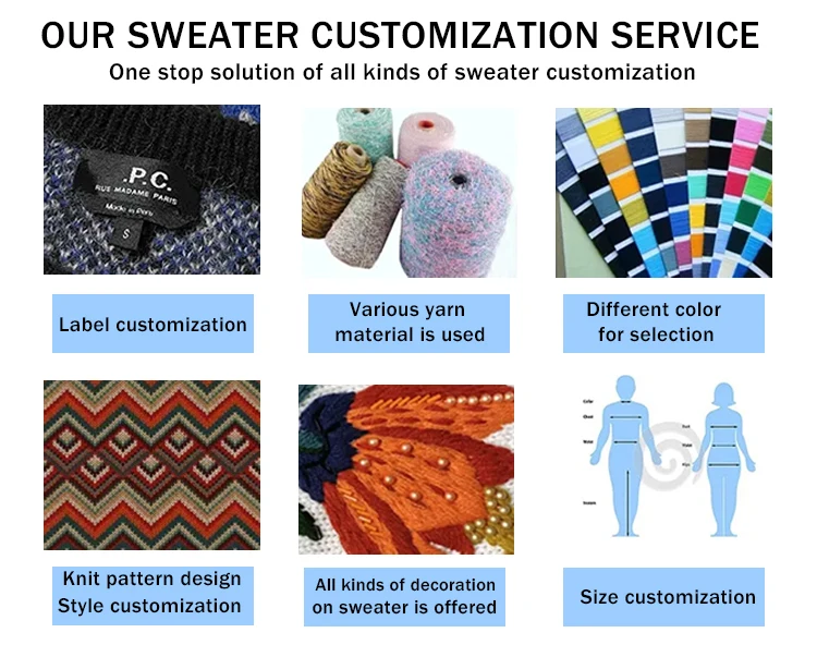 2023 Custom pajamas knitted Sweater  Designer Winter Cashmere Set pants suits 2 Piece Set Women Knit Two Piece Sweater Set