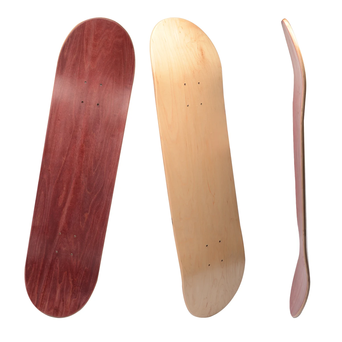 Wholesale Wood Canadian Maple 7plys Customized Blank Skate Board Deck