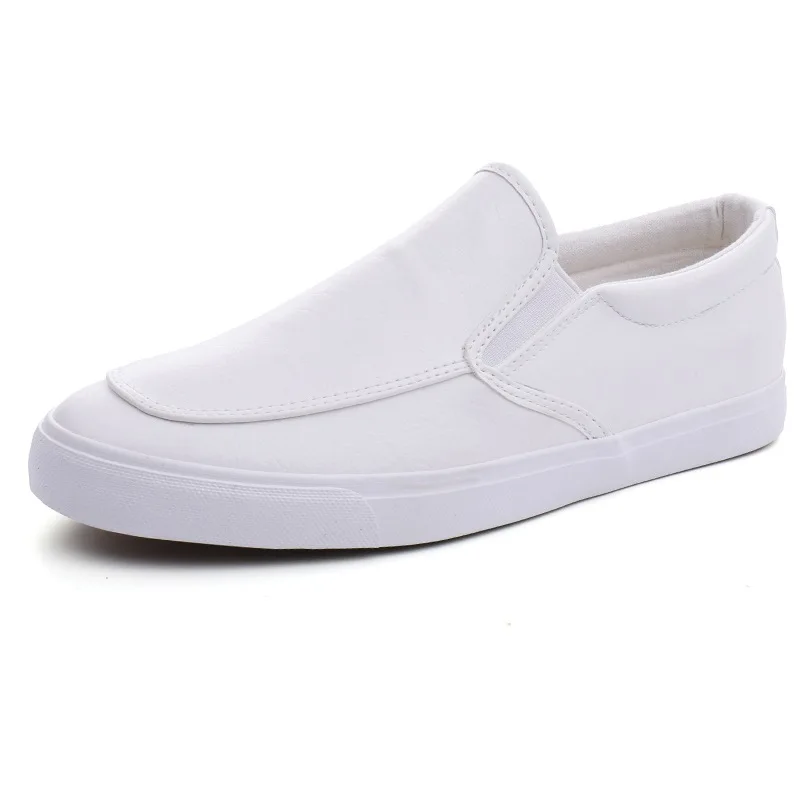 sh11067a British Style slip on shoes men white brown black color casual fashion shoe for men