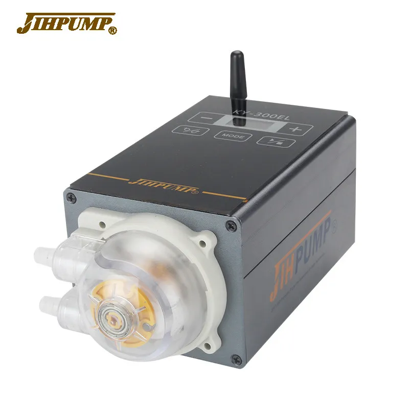  JIHPUMP высококачественный небольшой перистальтический насос Arduino цифровой Дозирующий шланг для химической воды и жидкости насосы пищевых